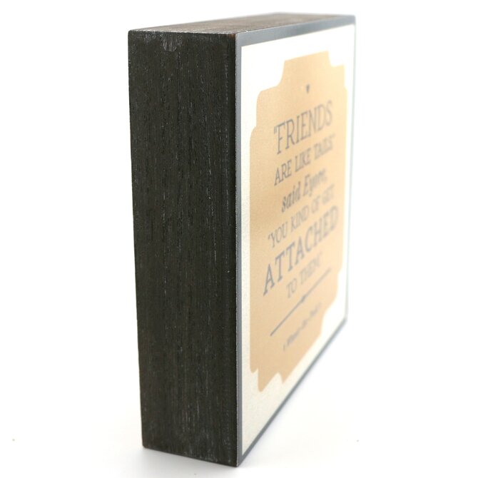 Demdaco/misc Product Wall Art - Winnie the Pooh Friends Are Like Tails 6"