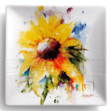 Demdaco/misc Product Snack Plate -Sunflower DC