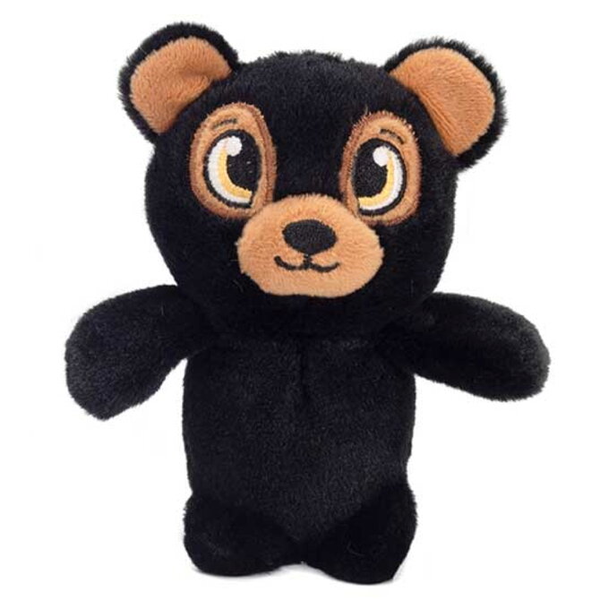 FIESTA Key Chain-BLK BEAR 4.5"