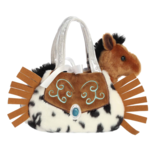 WESTERN FRINGE-HORSE IN A PURSE 8"