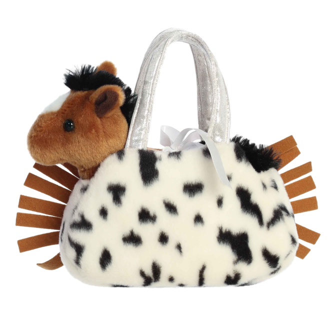 WESTERN FRINGE-HORSE IN A PURSE 8"
