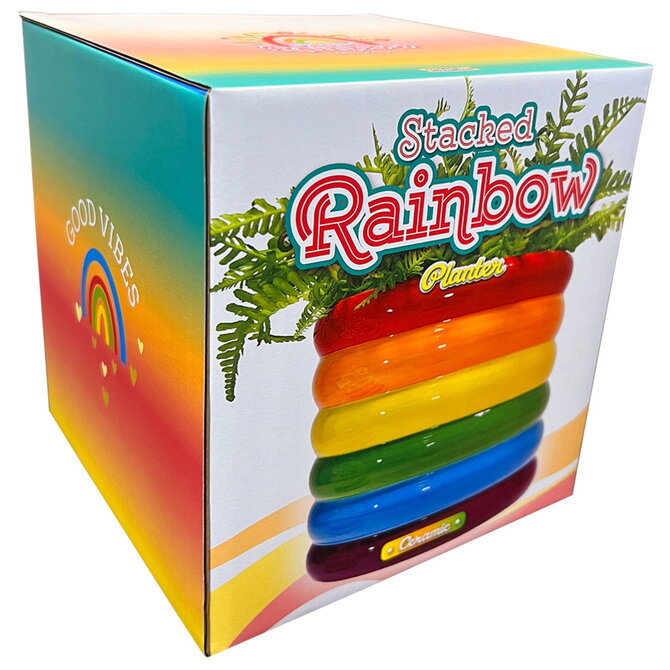 Streamline PLANTER-RAINBOW STACKED