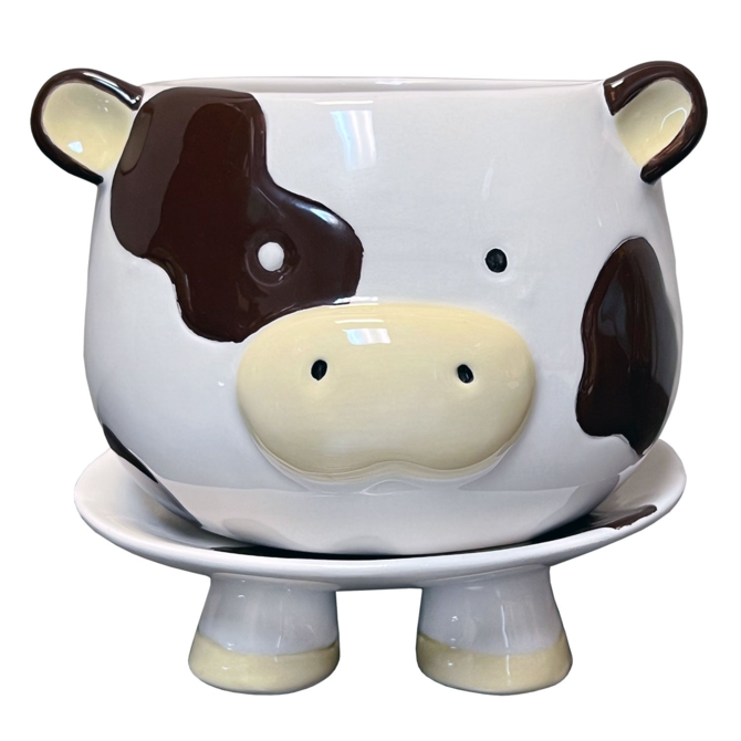 Streamline PLANTER-COW W/ FEET