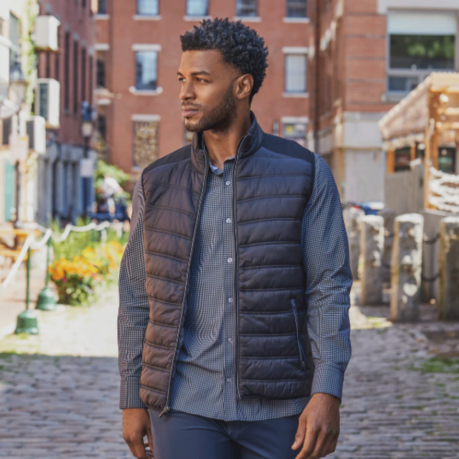 Flag & Anthem Vest - Worthington Puff