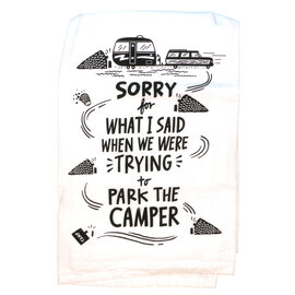 PRIMITIVES BY KATHY Tea Towel - Sorry/What I Said