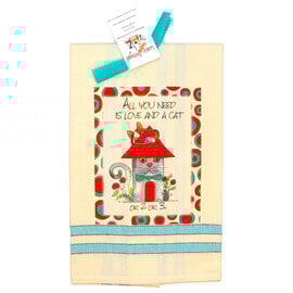 Lunar Designs Kitchen Towel - Cat Love Lunar Designs Kitchen Towel - Cat Love