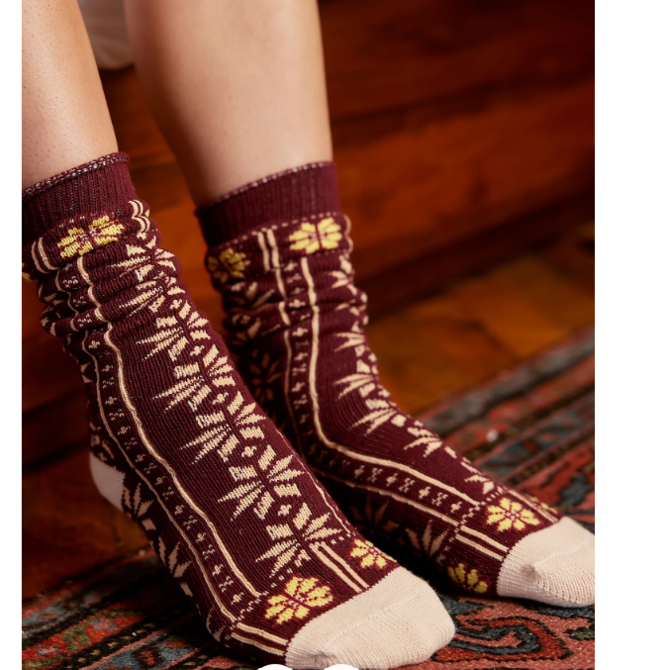 FREE PEOPLE Socks - Nearly Nordic