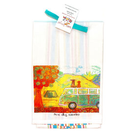 Lunar Designs Kitchen Towel - Two Dog Sunrise Lunar Designs Kitchen Towel - Two Dog Sunrise