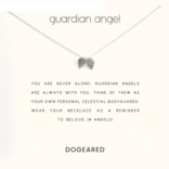 Dogeared Necklace - Sterling Silver/Guardian Angel