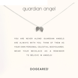 Dogeared Necklace - Sterling Silver/Guardian Angel