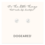 Dogeared Earring - Gold Dipped Pearl Studs