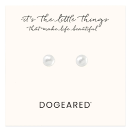 Dogeared Earring - Gold Dipped Pearl Studs