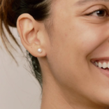 Dogeared Earring - Gold Dipped Pearl Studs