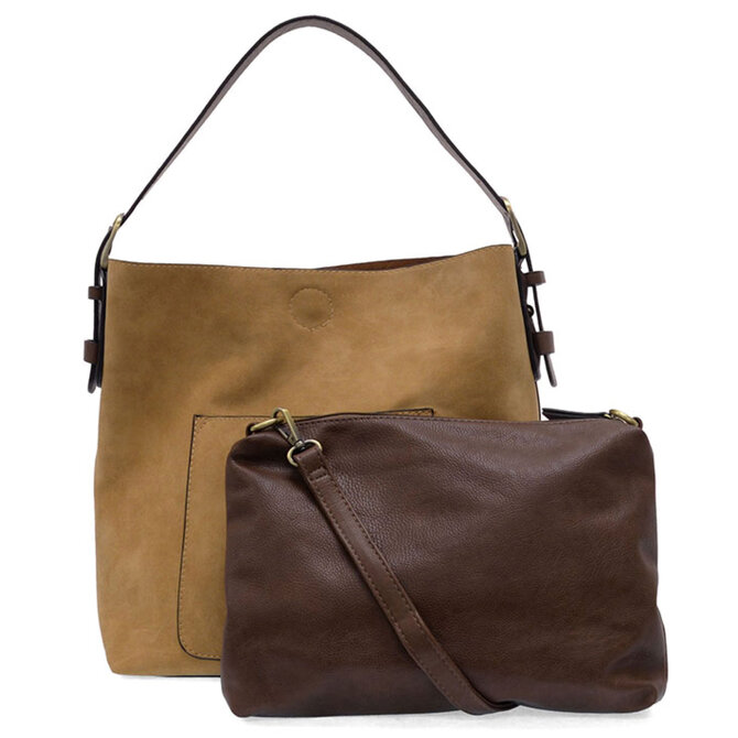 HOBO-WHEAT/COFFEE FAUX SUEDE