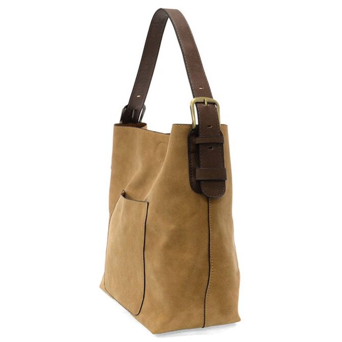 HOBO-WHEAT/COFFEE FAUX SUEDE