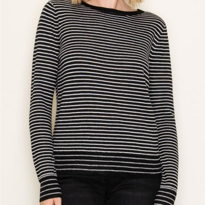 Staccato Sweater - Mini Stripe
