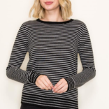 Staccato Sweater - Mini Stripe