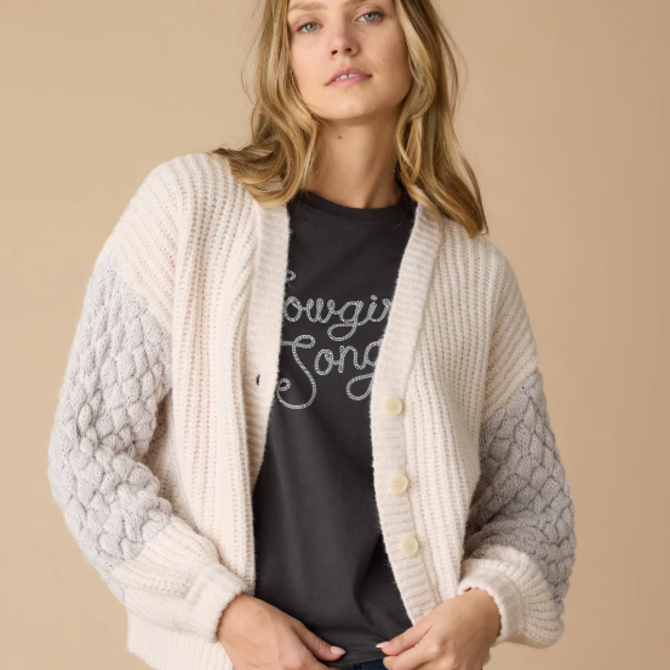 Flag & Anthem Cardi - Brielle Mix Stitch
