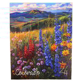 ZEN HILLS Print - Wildflower Scene Colorado ZEN HILLS Print - Wildflower Scene Colorado