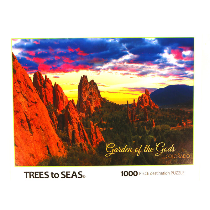 TREES TO SEAS Puzzle - Garden of the Gods 1000PC
