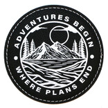 TANGICO Coaster - Adventures Begin Mountain/Sun Black