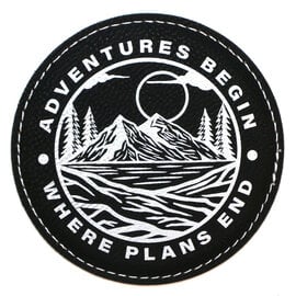 TANGICO Coaster - Adventures Begin Mountain/Sun Black TANGICO Coaster - Adventures Begin Mountain/Sun Black