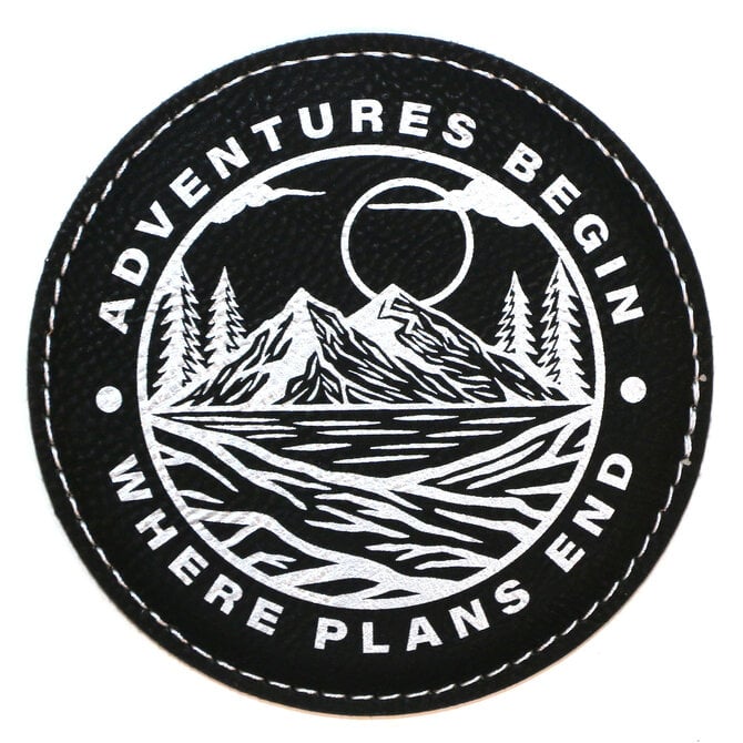 TANGICO Coaster - Adventures Begin Mountain/Sun Black