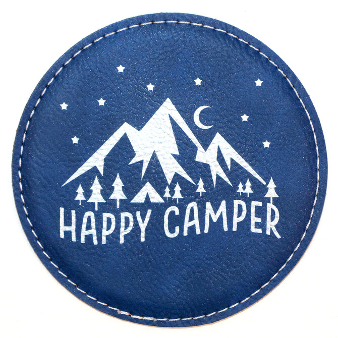 TANGICO Coaster - Happy Camper Mountain/Moon Blue