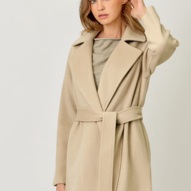 MYSTREE Coat - Lapel Collar Robe
