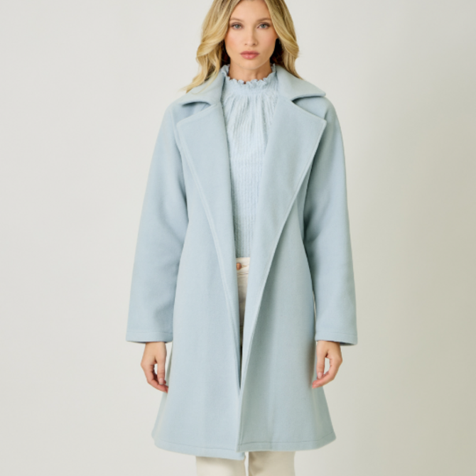 MYSTREE Coat - Lapel Collar Robe