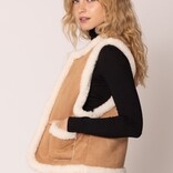 Fashion City Vest - Sherpa/Suede