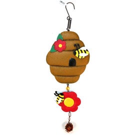 Sunset Vista Bouncy - Beehive w/Flowers