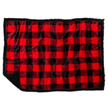 CARSTEN'S INC. Dog Blanket - Lumberjack Red Plaid S/M