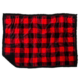 CARSTEN'S INC. Dog Blanket - Lumberjack Red Plaid S/M CARSTEN'S INC. Dog Blanket - Lumberjack Red Plaid S/M