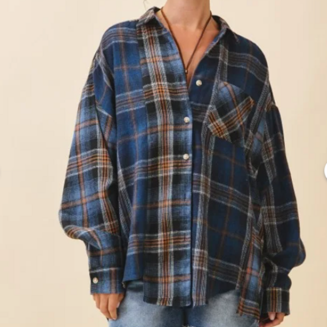 AEMI + CO Shirt - Kambrie Flannel
