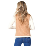 Fashion City Vest - Sherpa/Suede