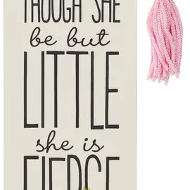 PETER PAUPER PRESS Bookmark - Though She Be Little Beaded