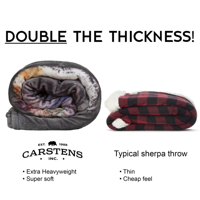 CARSTEN'S INC. Throw - Pancho Horse Sherpa