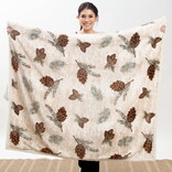 CARSTEN'S INC. Throw - Pinecones CARSTEN'S INC. Throw - Pinecones