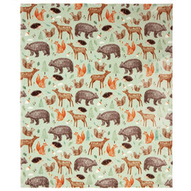 CARSTEN'S INC. Throw - Woodland Fox/Deer/Bear