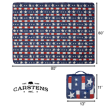 CARSTEN'S INC. Picnic Blanket - American Plaid