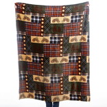CARSTEN'S INC. Travel Blanket - Tree Plaid