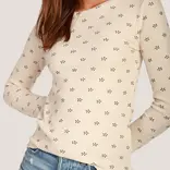 DYLAN (GENEXUS) Top - Sasha Print Waffle
