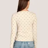 DYLAN (GENEXUS) Top - Sasha Print Waffle