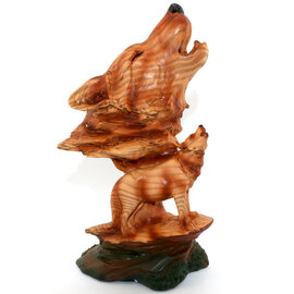 SLIFKA SALES COMPANY Figurine - Wolf Bust 9.5"