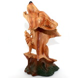 SLIFKA SALES COMPANY Figurine - Wolf Bust 9.5"