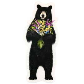 ABUNDANCE ILLUSTRATION Sticker - Flower Bear