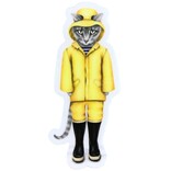 ABUNDANCE ILLUSTRATION Sticker - Rain Cat ABUNDANCE ILLUSTRATION Sticker - Rain Cat