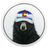 ABUNDANCE ILLUSTRATION Sticker - Colorado Hat Bear