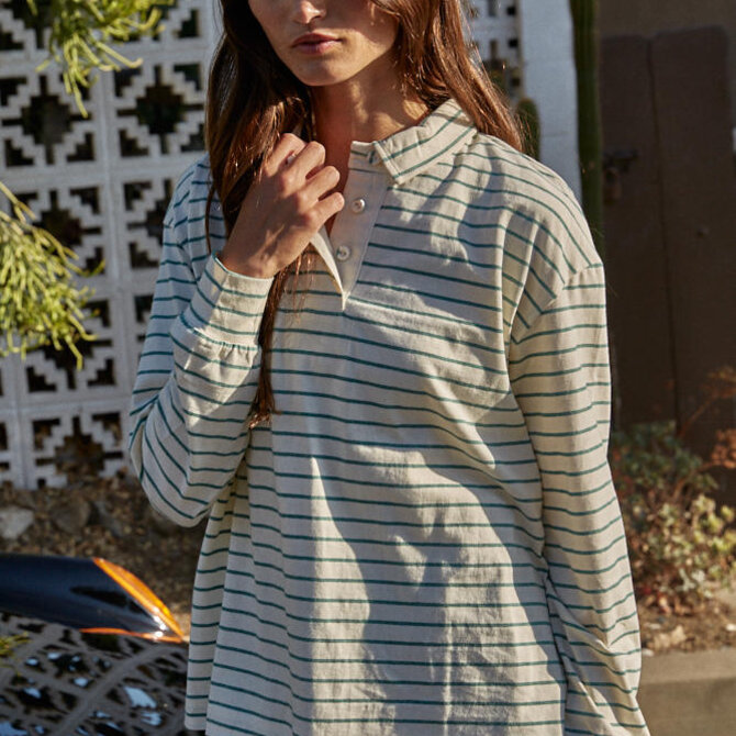 By Together Polo - Soft Stripe